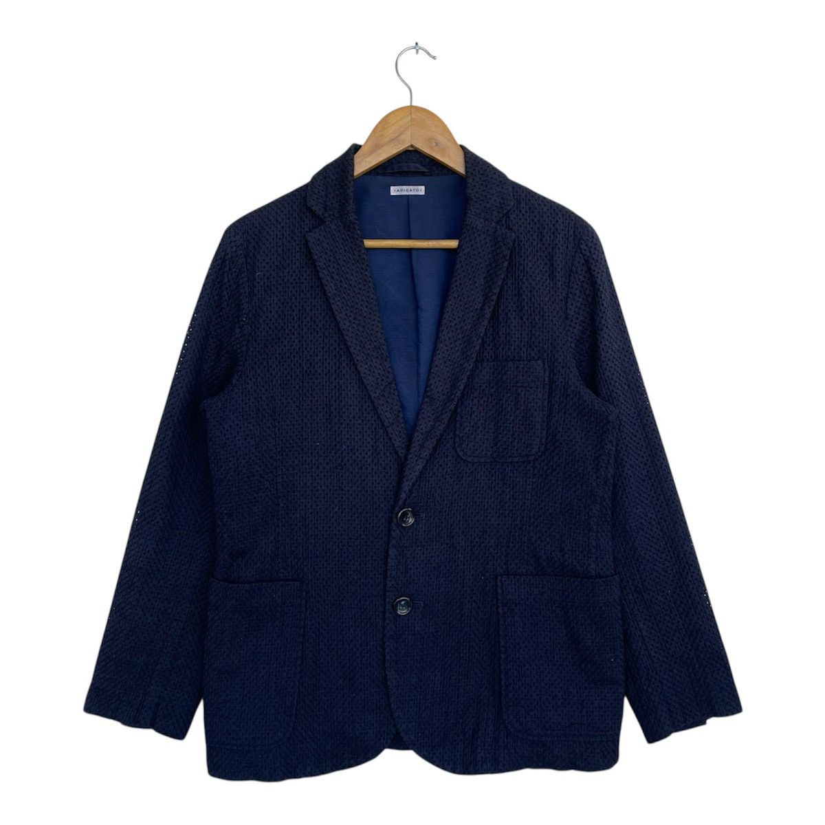 Kapital BLUE BLUE JAPAN Pure Indigo Arigato Dobby Weave Jacket Size US M / EU 48-50 / 2 - 1 Thumbnail