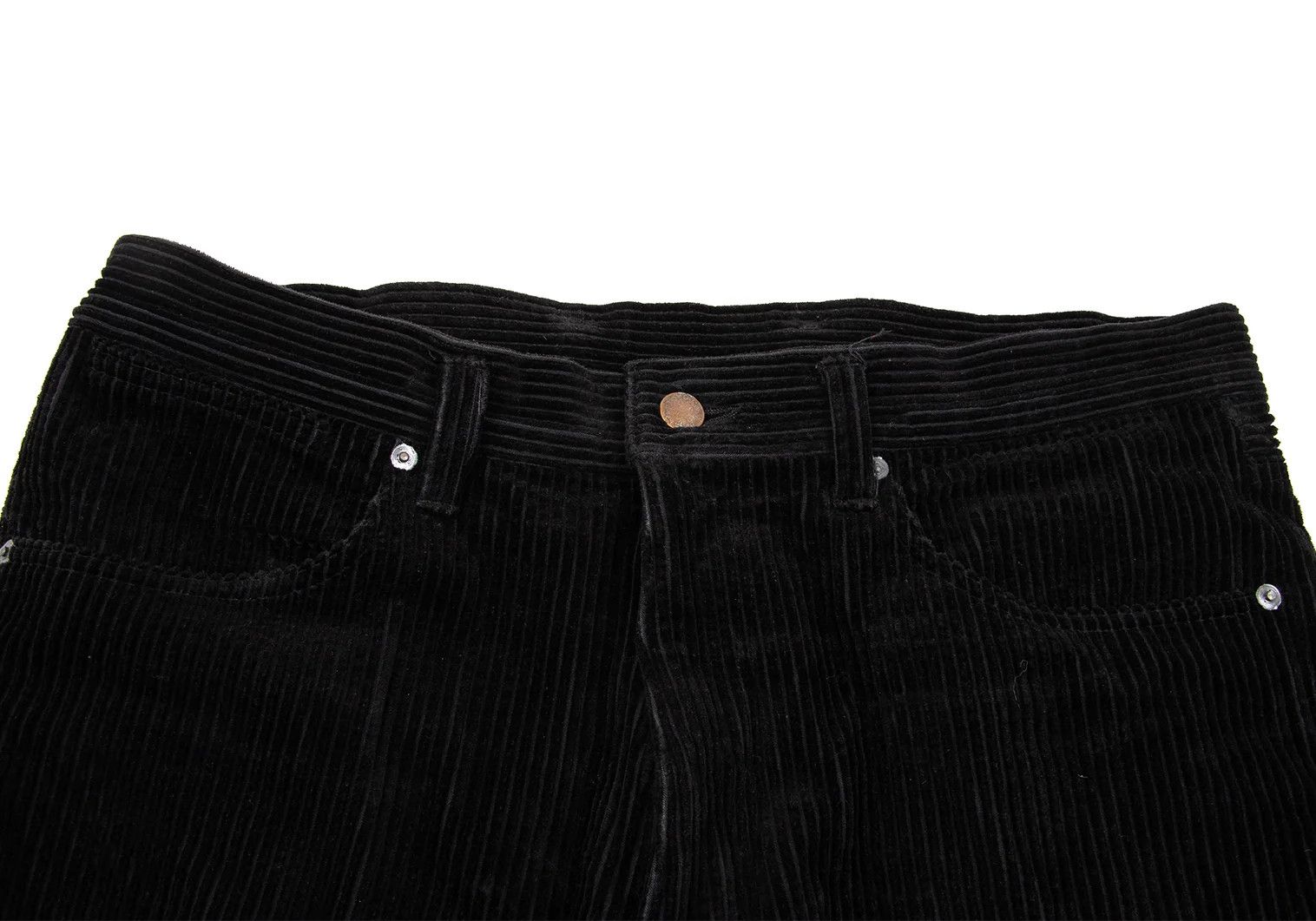 Issey Miyake Corduroy Straight Pants in Black, Size XL Size US 38 / EU 54 - 3 Thumbnail