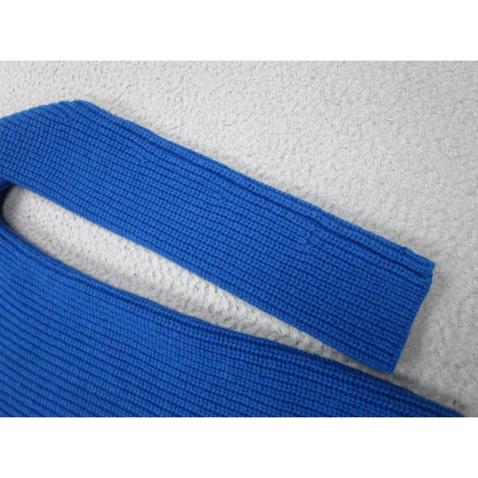Equipment Equipment Femme Sweater Womens Small Blue Wool Cashmere Turtleneck Knit Ribbed Size S / US 4 / IT 40 - 4 Thumbnail