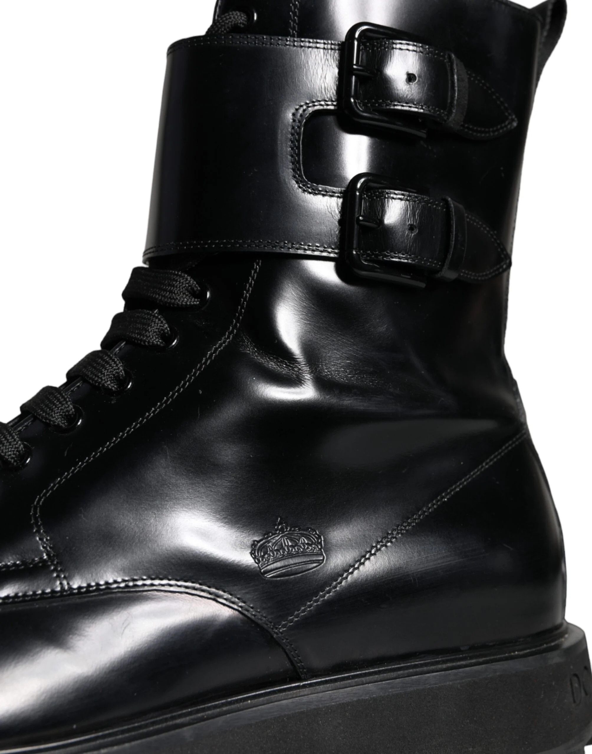 Dolce & Gabbana o1y0125 Logo Ankle Boots in Black Size US 6 / EU 39 - 6 Thumbnail