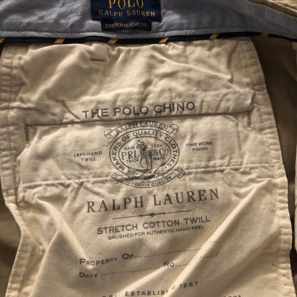 Polo Ralph Lauren POLO RALPH LAUREN BIG&TALL MEN'S CASUAL PANTS SIZE: 50B/30 Size 50R - 4 Thumbnail