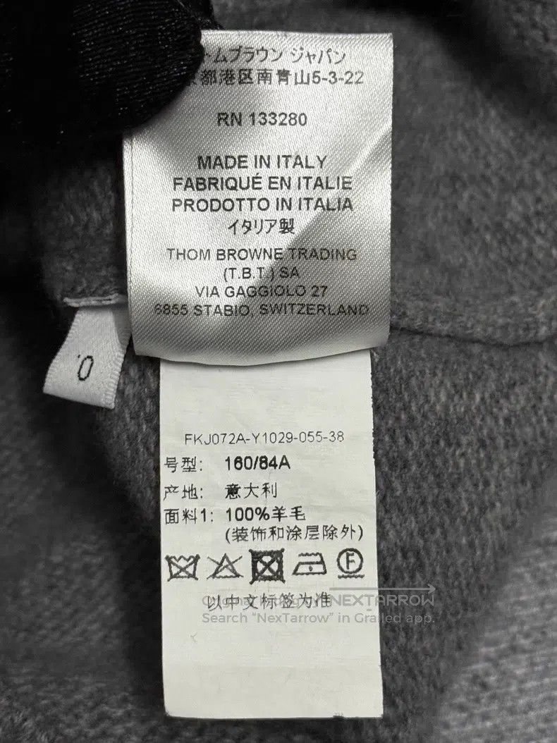 Thom Browne Thom Browne Wool Cardigan Jacket Size US XS / EU 42 / 0 - 9 Thumbnail