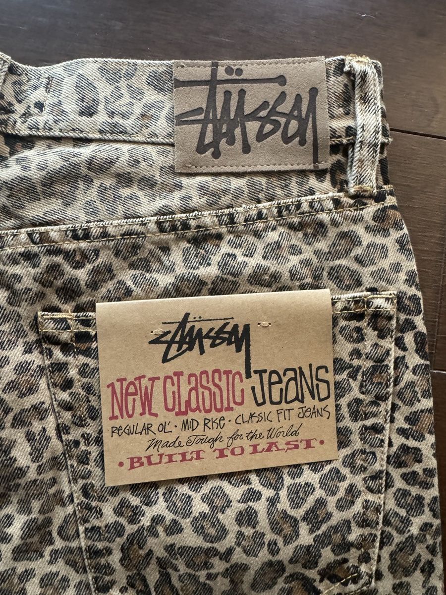 Stussy Stussy classic jean denim leopard 30 Size US 30 / EU 46 - 3 Thumbnail