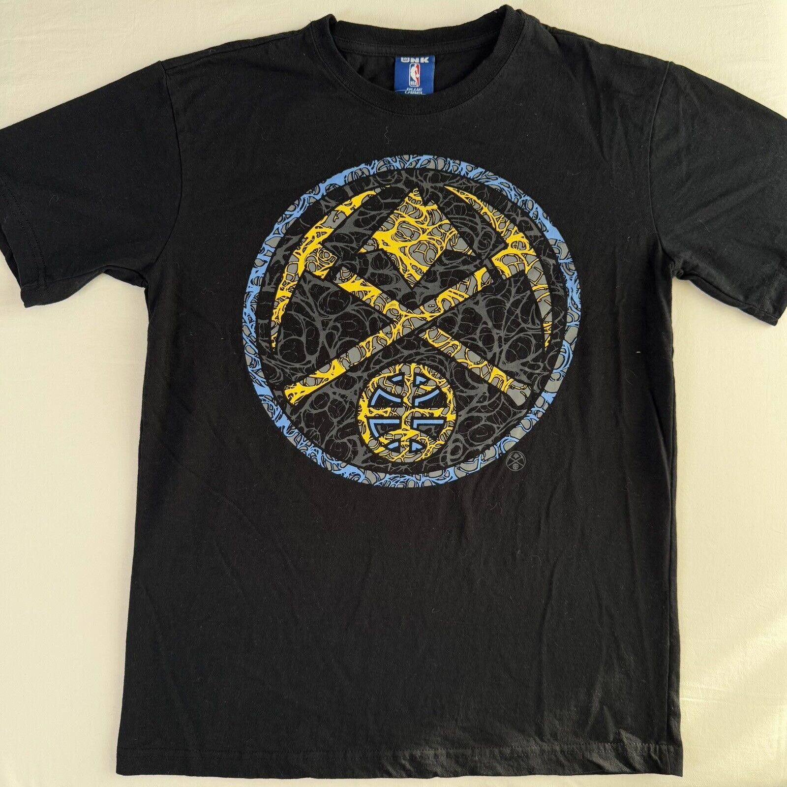 NBA NBA Denver Nuggets Graphic Logo Tee Blue Label DNK Sz M Size ONE SIZE - 1 Thumbnail