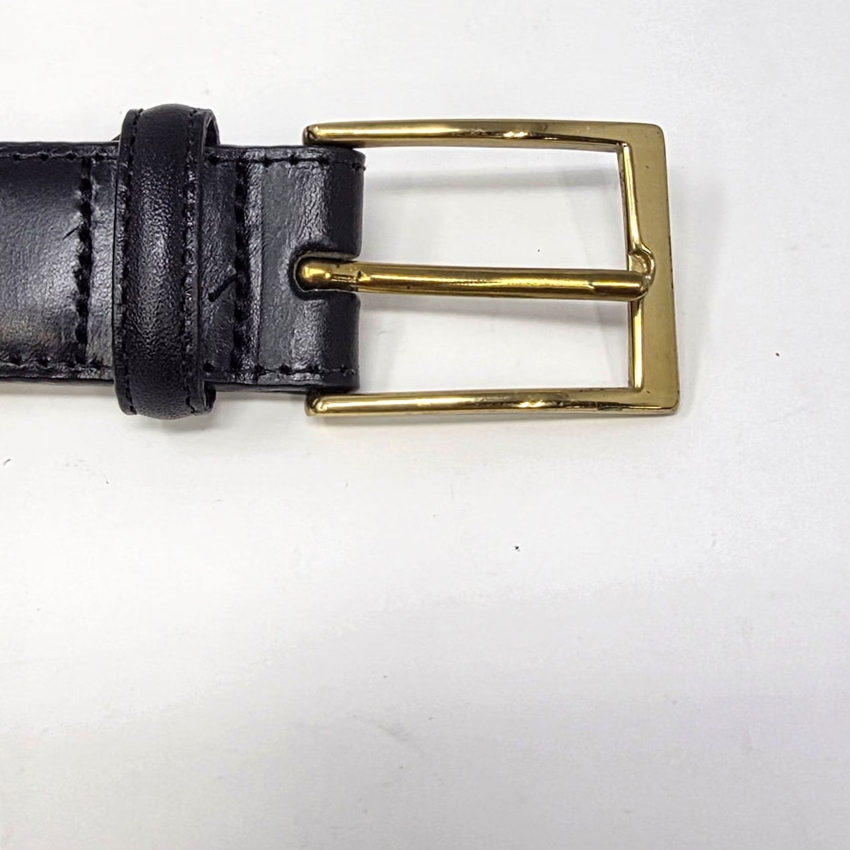 Brighton Brighton Mens Belt Black Anilina Leather Size 50 Dress Belt Buckle 1 in Vintage? Size XL / US 12-14 / IT 48-50 - 7 Thumbnail