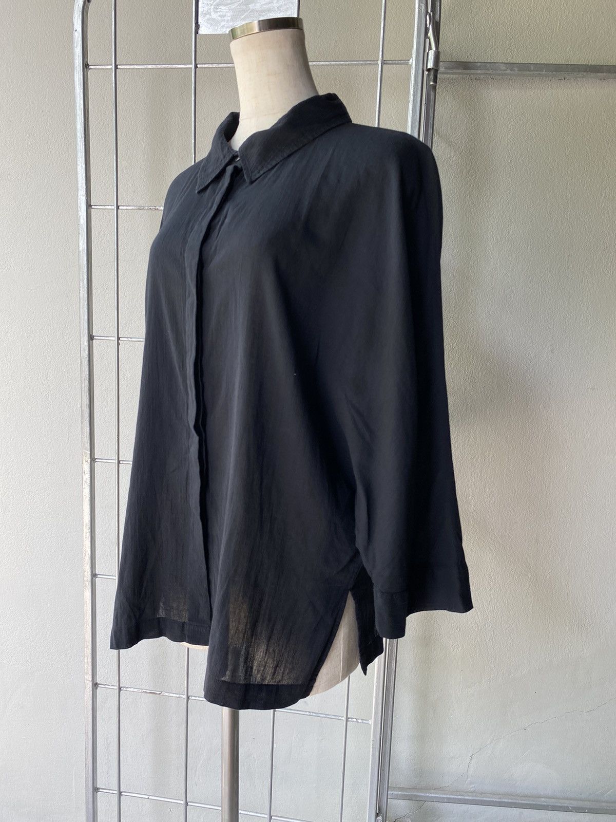 10 Corso Como × Damir Doma 10 Corso Como X Damir Doma Black Button-Up Shirt Size S / US 4 / IT 40 - 4 Thumbnail