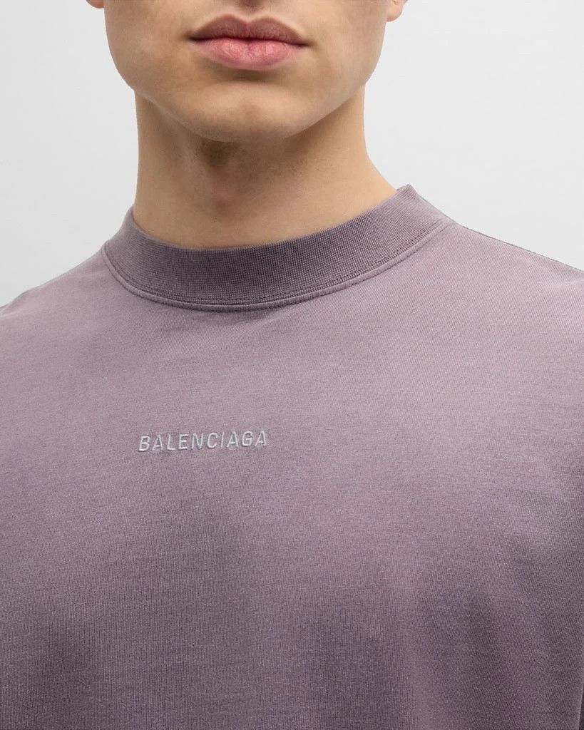 Balenciaga 2023 Balenciaga Medium Fit T-Shirt 'Purple' Size US M / EU 48-50 / 2 - 17 Thumbnail