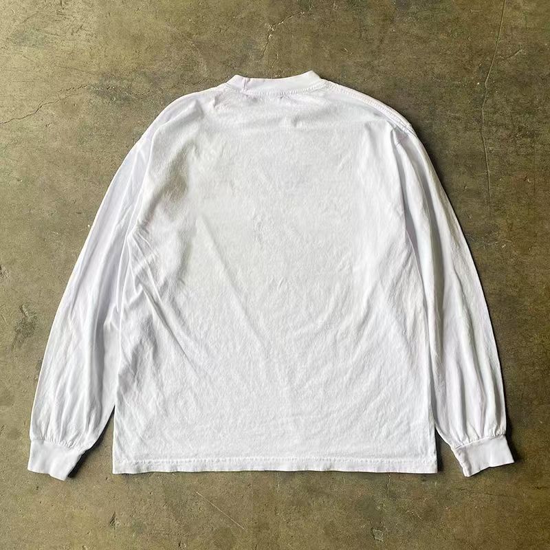 Japanese Brand White casual retro fruit print long-sleeved t-shirt Size US M / EU 48-50 / 2 - 2 Thumbnail