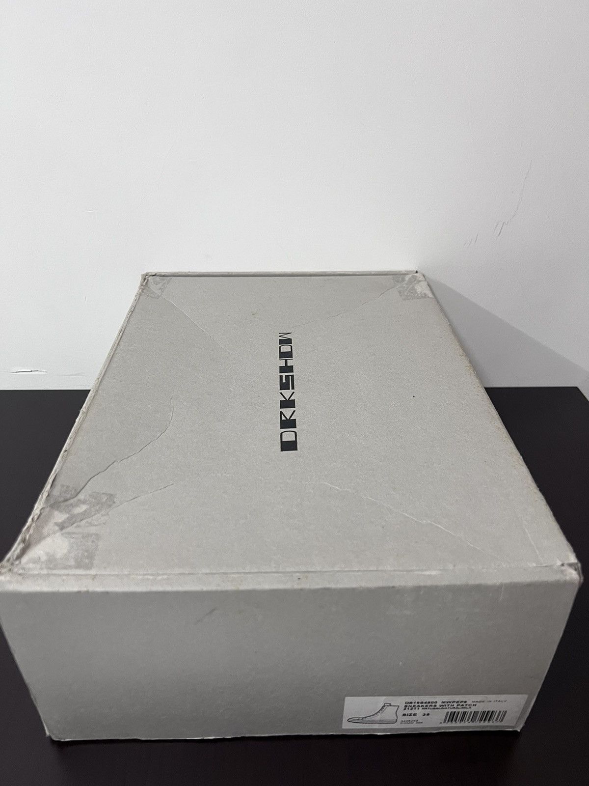 Rick Owens Drkshdw Rick owens drkshdw patch ramones high top sneakers sz35 Size US 5 / IT 35 - 12 Thumbnail