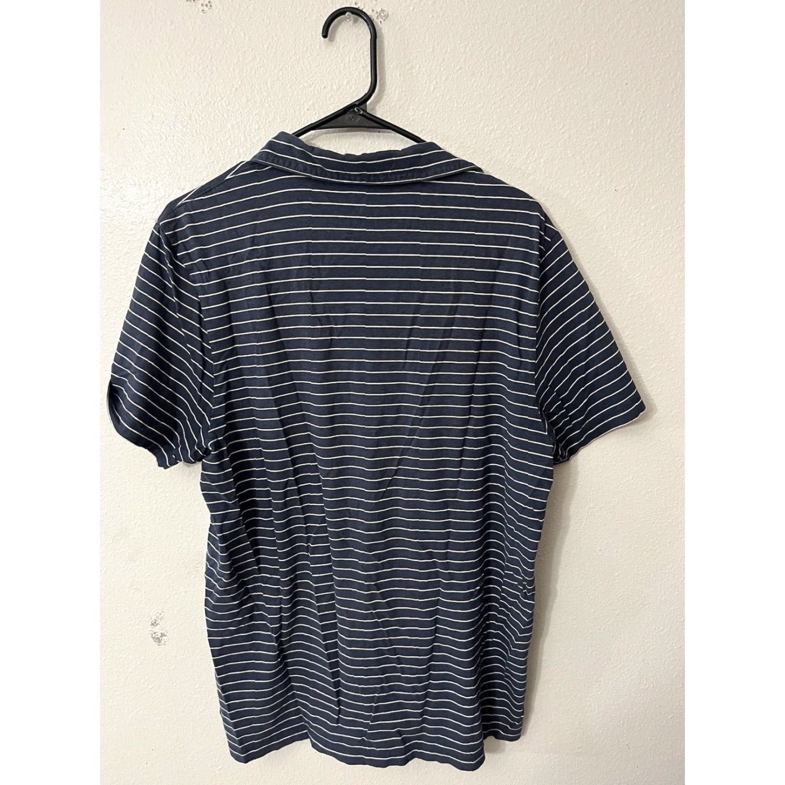 Vineyard Vines VINEYARD VINES Men Polo Shirt Short Sleeve Classic Fit Blue Striped Pima Cotton Golf Casual Spring Summer Size US L / EU 52-54 / 3 - 3 Thumbnail