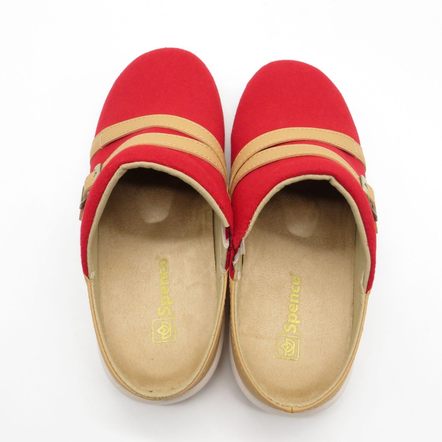 Other Spenco Women's 8D Orthotic Slip-On Red Clogs Adjustable Stra Size US 8 / IT 38 - 3 Thumbnail