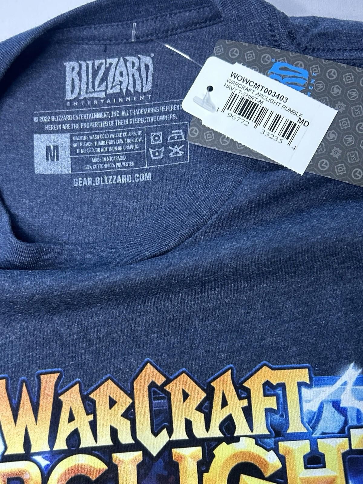 Other Blizzard Warcraft Arclight Rumble Blue Shirt Medium 2022 Size US M / EU 48-50 / 2 - 5 Thumbnail