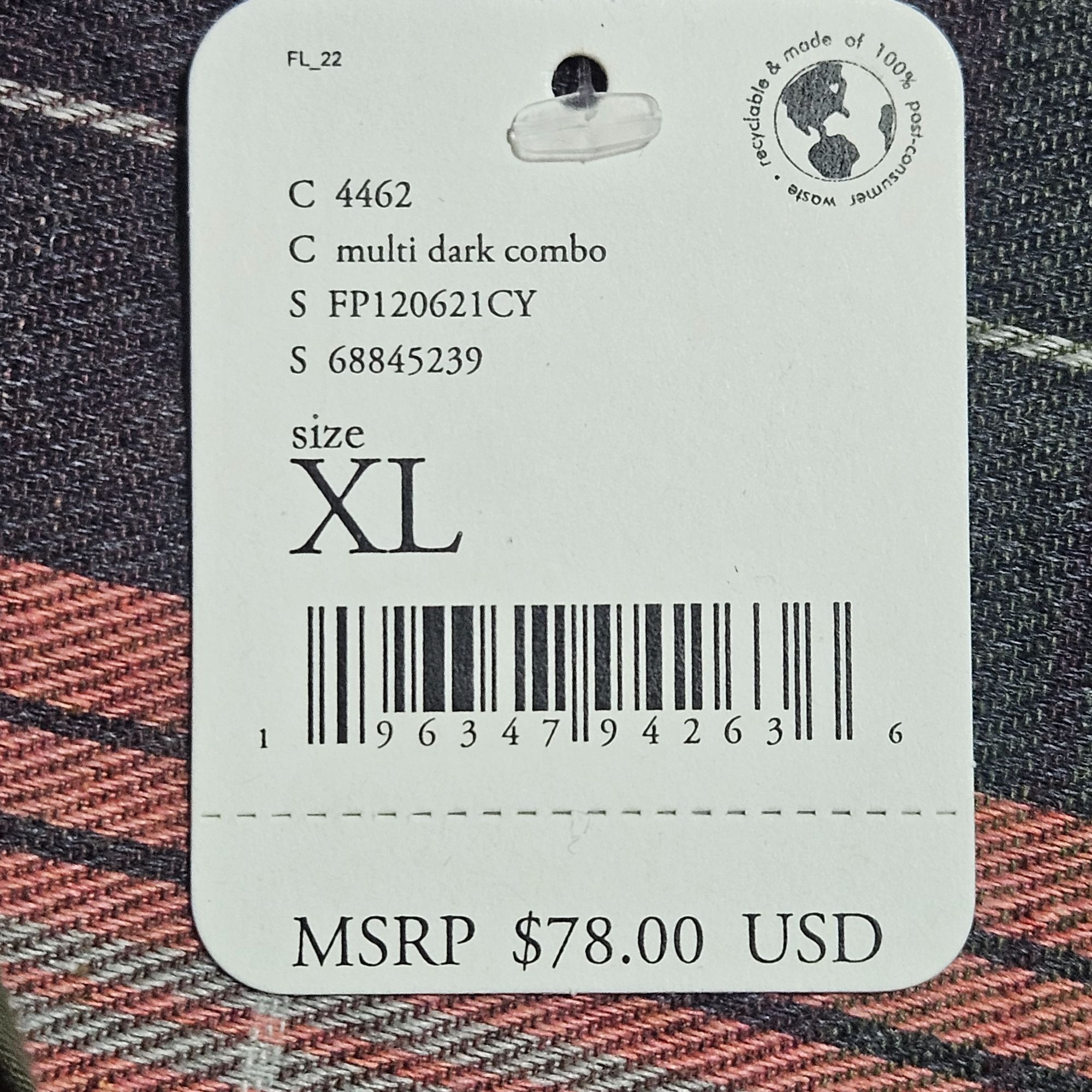 Free People NWT Free People Sunday Morning XL Plaid Sleep Shirt Lounge C Size XL / US 12-14 / IT 48-50 - 4 Thumbnail