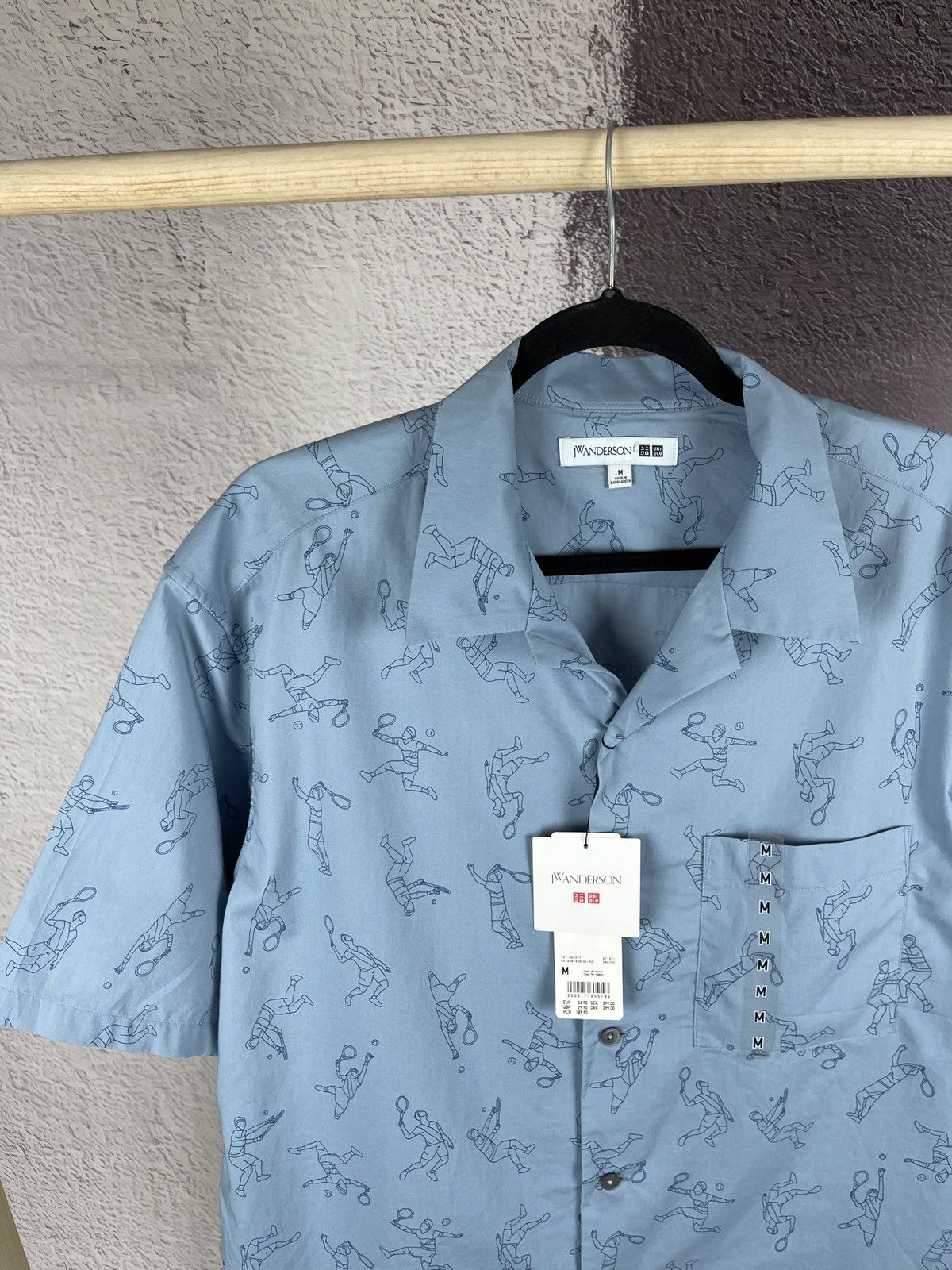 JW Anderson × Uniqlo J.W. Anderson x Uniqlo tennis pattern shirt sleeve shirt Size US M / EU 48-50 / 2 - 3 Thumbnail