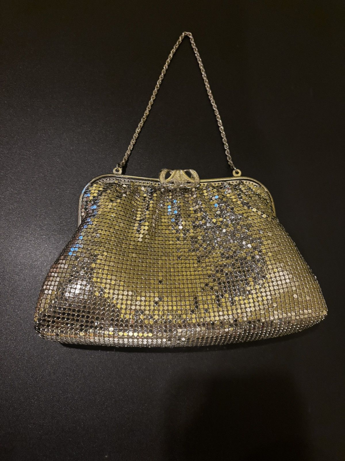 Other Silver Mesh Clutch Evening Bag with Chain Size ONE SIZE - 1 Thumbnail