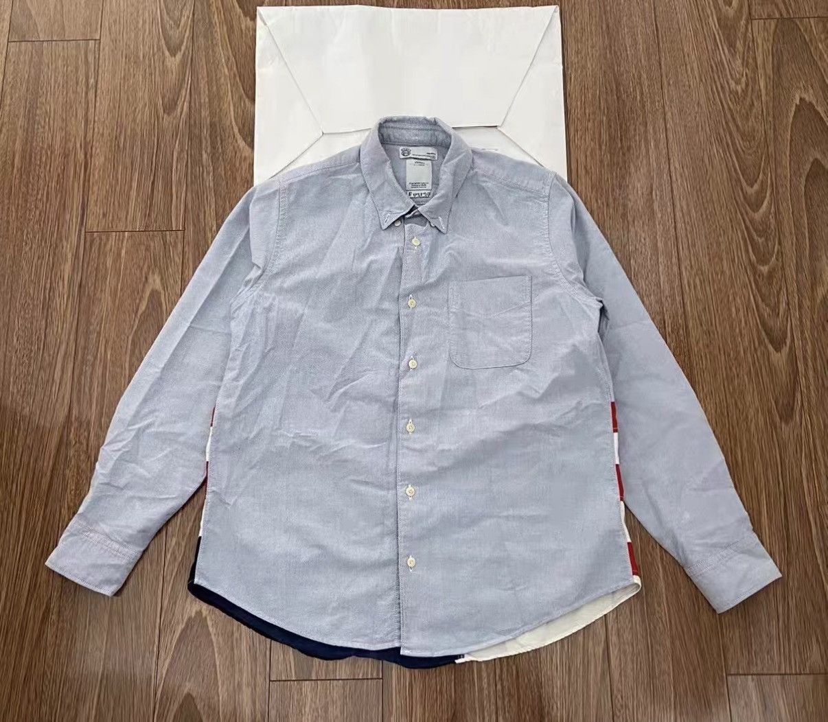 Visvim VISVIM LUNGTA B.D.STARS SHIRT L/S (GIZA OX) Flag shirt Size US S / EU 44-46 / 1 - 2 Thumbnail
