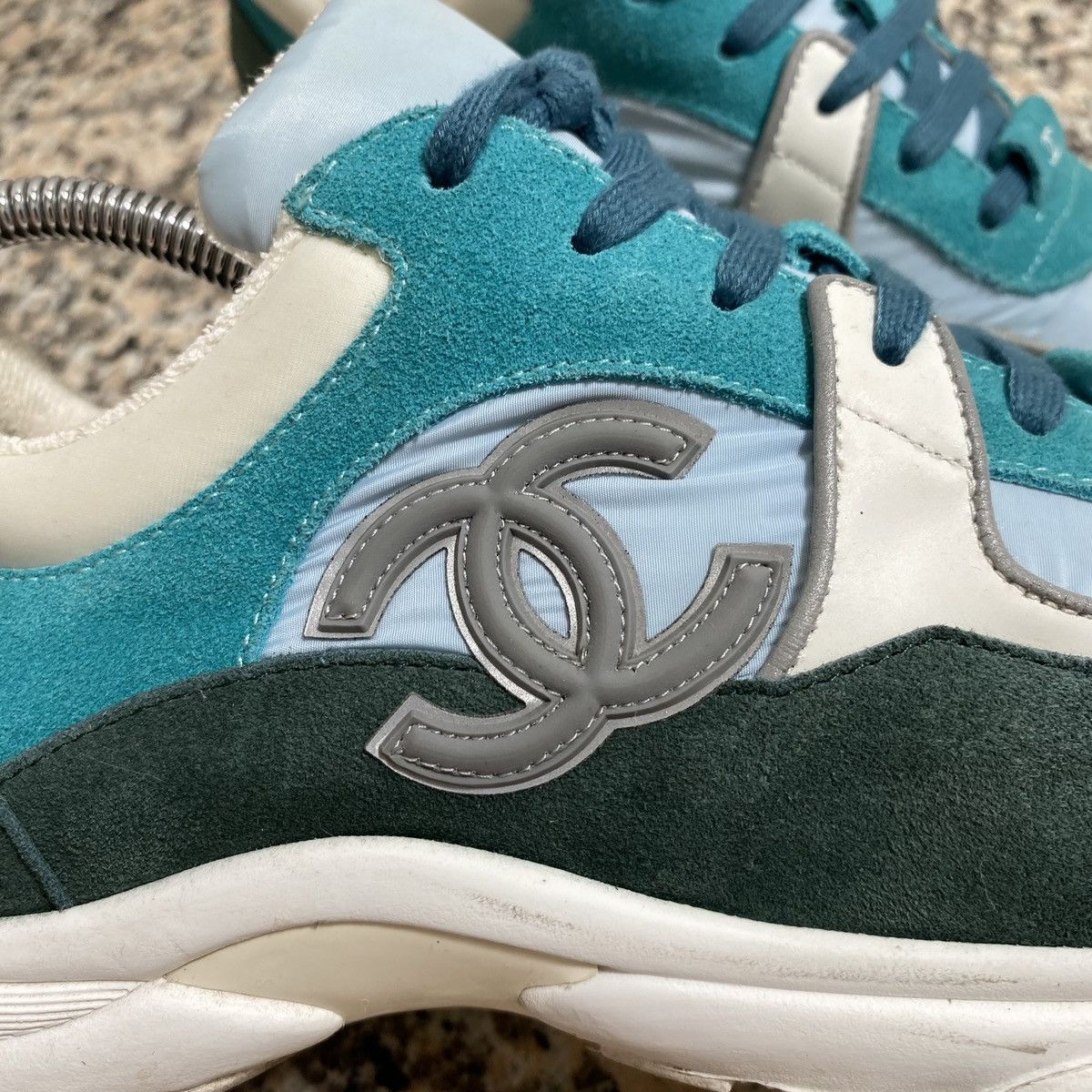 Chanel Chanel Sneakers Suede Nylon Reflective (2019) Size US 6.5 / EU 39-40 - 10 Thumbnail