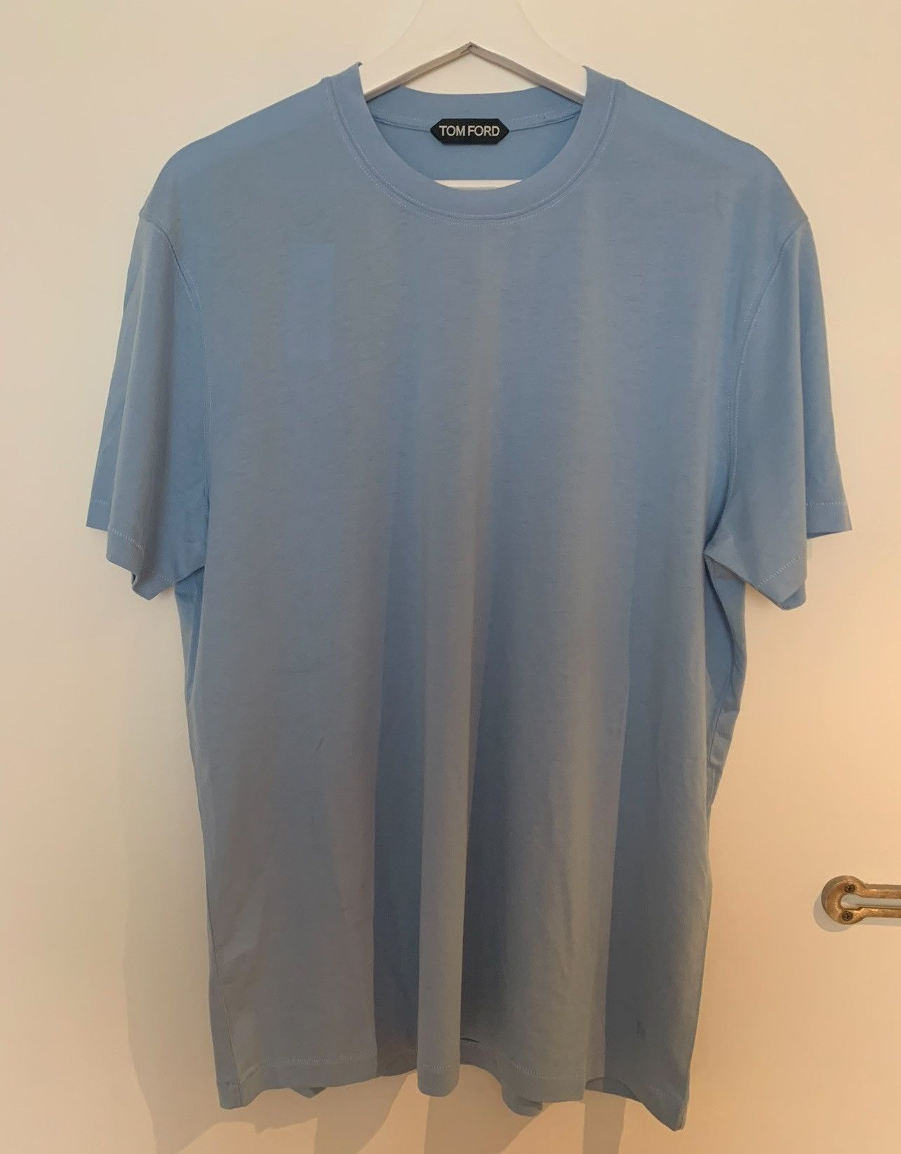 Tom Ford Tom Ford Cotton blend crewneck t-shirt Size US M / EU 48-50 / 2 - 14 Thumbnail