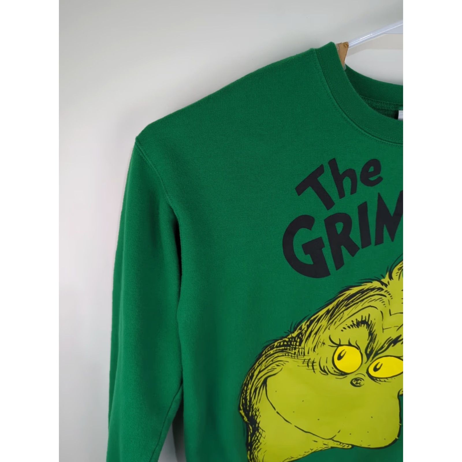 Vintage Dr. Seuss Grinch Sweatshirt XL Green Christmas Cartoon Women's Sweater Size XL / US 12-14 / IT 48-50 - 5 Thumbnail