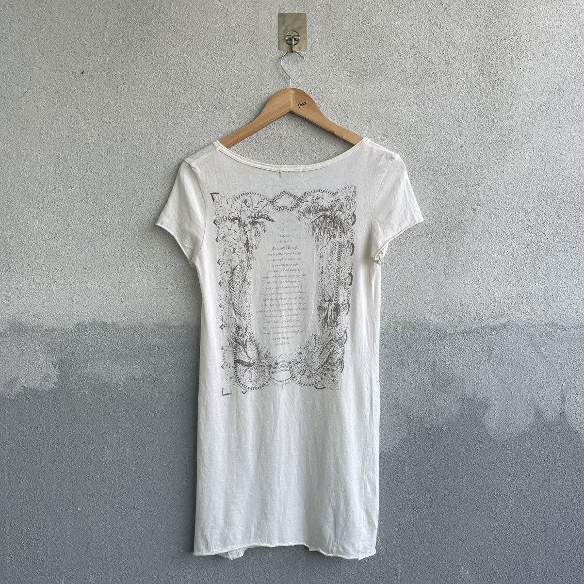 GOA Vintage GOA Natural Thought Poem Tee Shirt Size US XS / EU 42 / 0 - 2 Thumbnail