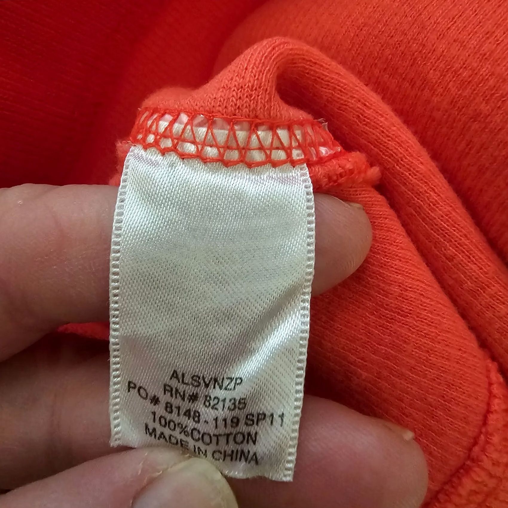 Vintage Fresh Produce Sweater Pullover Womens Medium Orange 1/4 Zip Long Sleeve Casual Size M / US 6-8 / IT 42-44 - 7 Thumbnail