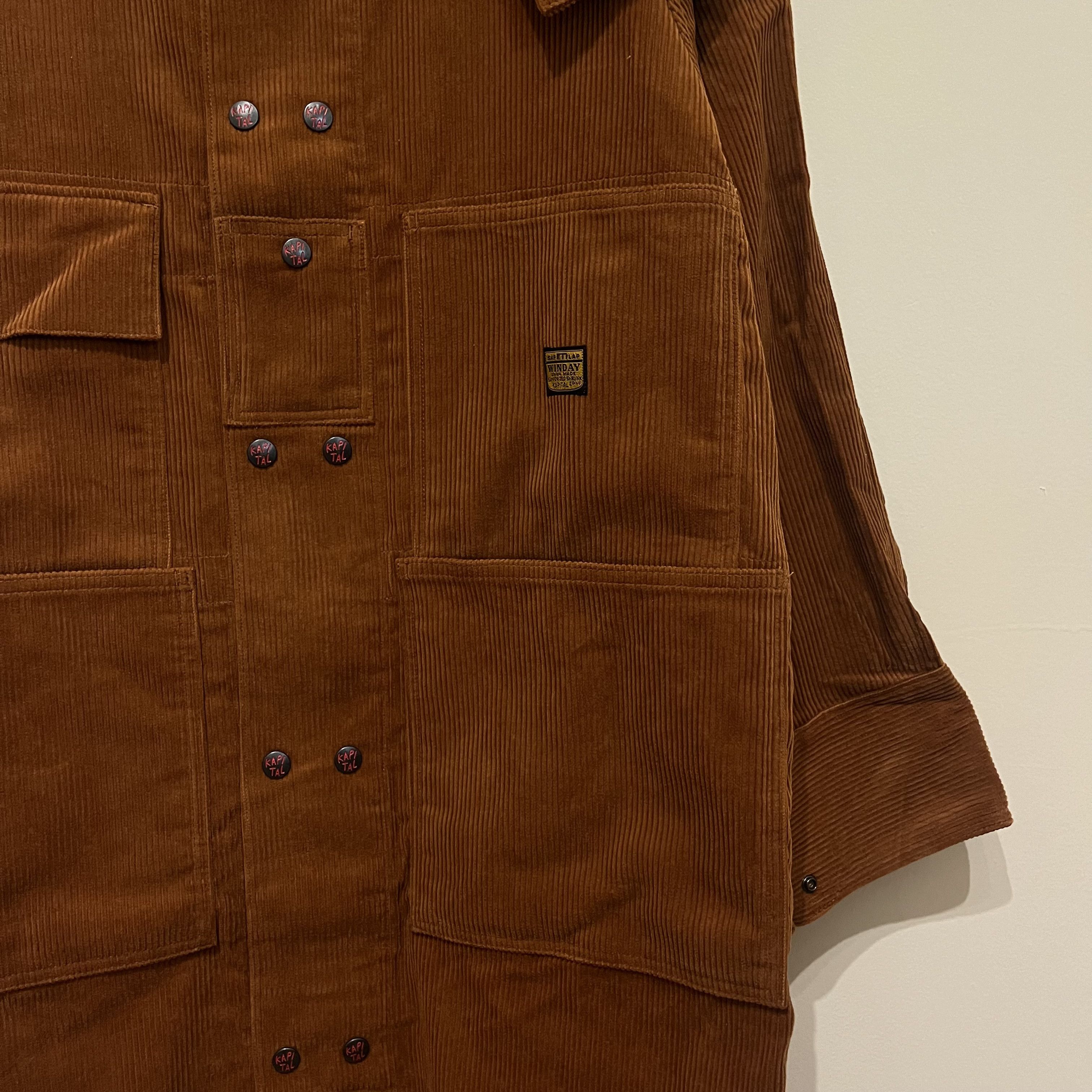 Kapital Kapital Corduroy Camel Coat Size US L / EU 52-54 / 3 - 5 Thumbnail