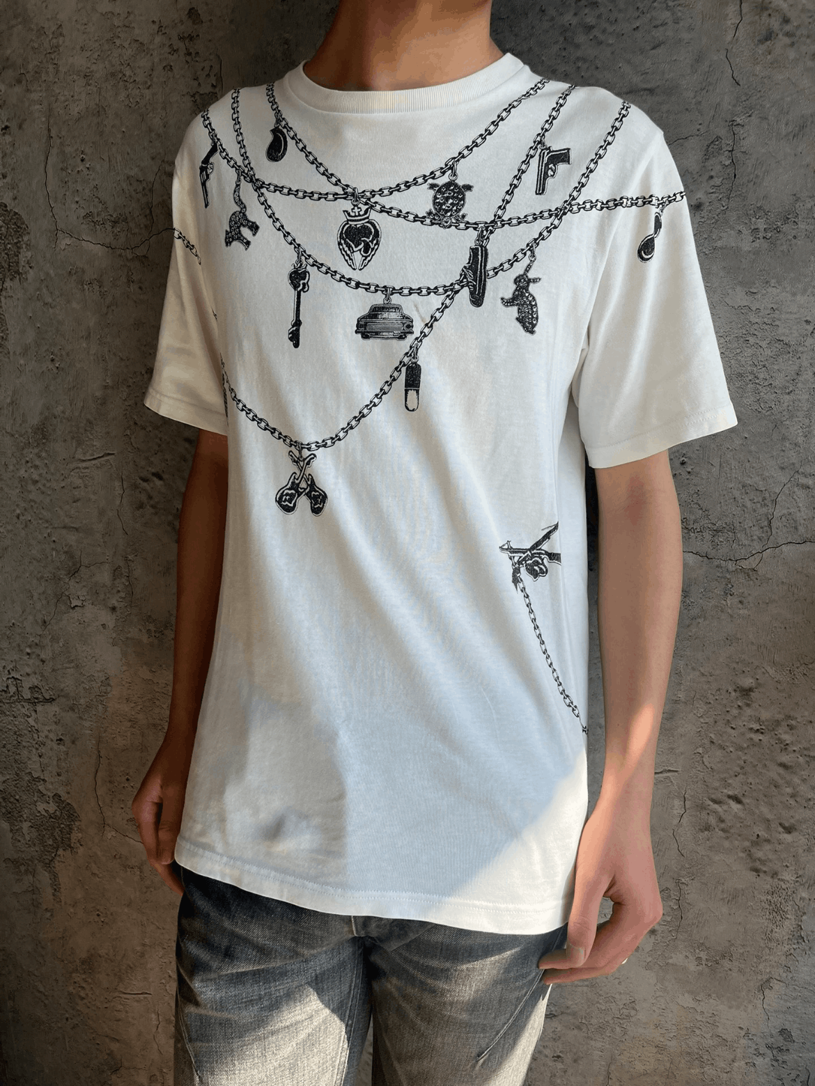 トップス NUMBER (N)INE skull print 01ss size3 トップス NUMBER (N)INE skull print 01ss size3 01ss Number nine