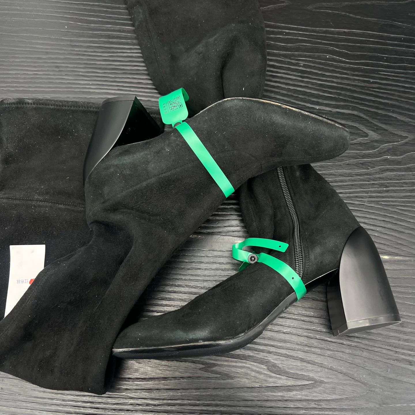 Hermes Hermès over-the-knee suede boots 36 mint with box CH25707 Size US 5.5 / IT 35.5 - 6 Thumbnail