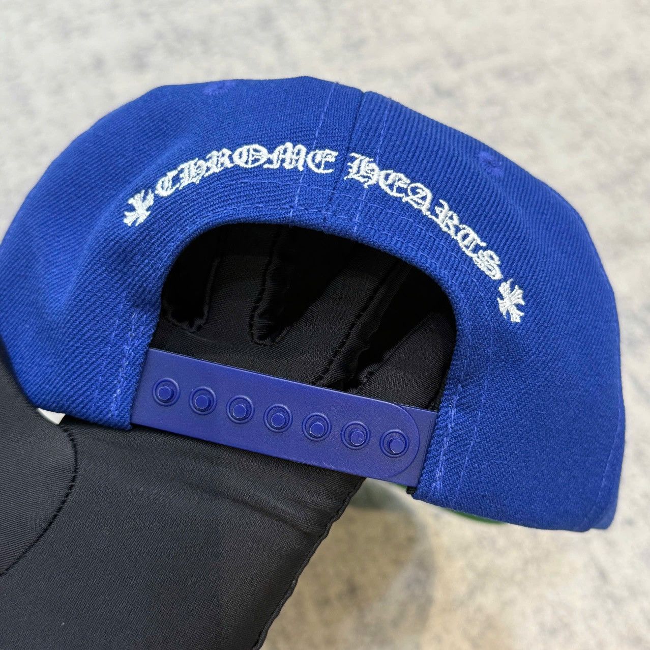 Chrome Hearts Chrome Hearts 6 Panel On Field CH White Baseball Cap Blue Size ONE SIZE - 5 Thumbnail