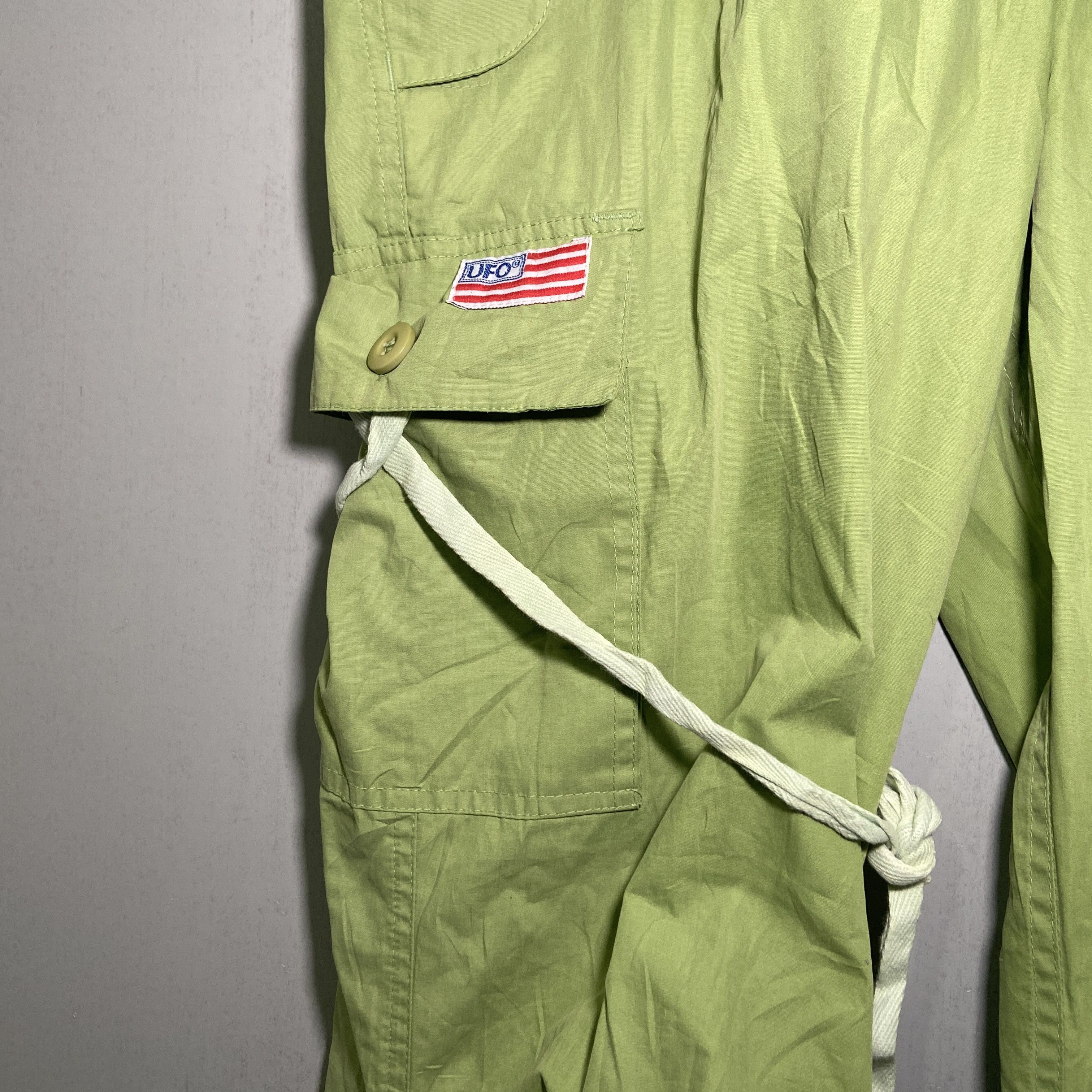 Japanese Brand × Vintage Vintage UFO rare parachute bondage cargo pants 90’s Size US 33 - 2 Thumbnail