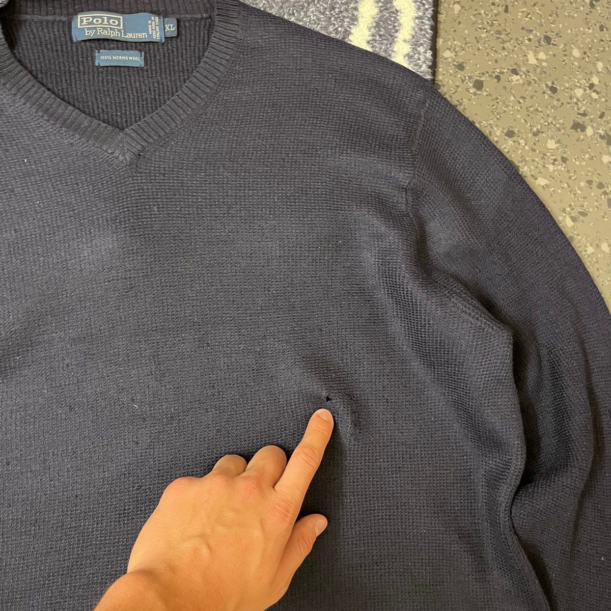 Polo Ralph Lauren POLO Ralph Lauren navy blue Crewneck Sweater Size US M / EU 48-50 / 2 - 11 Thumbnail