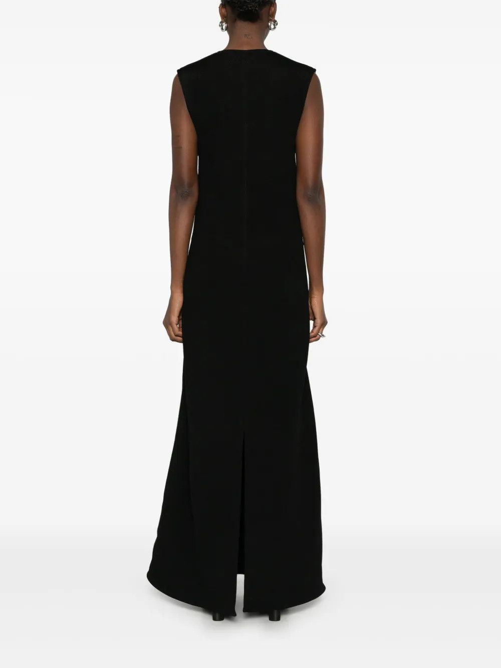Jil Sander o1w1db10825 Maxi Dress in Black Size L / US 10 / IT 46 - 5 Thumbnail