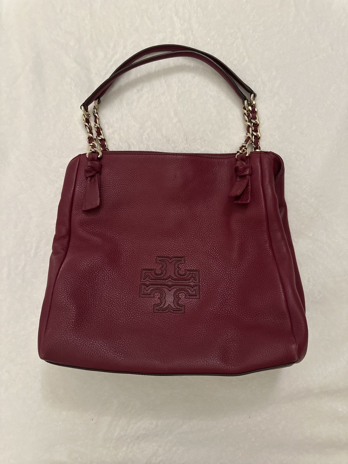 Early 2010s Tory Burch Bucket Bag