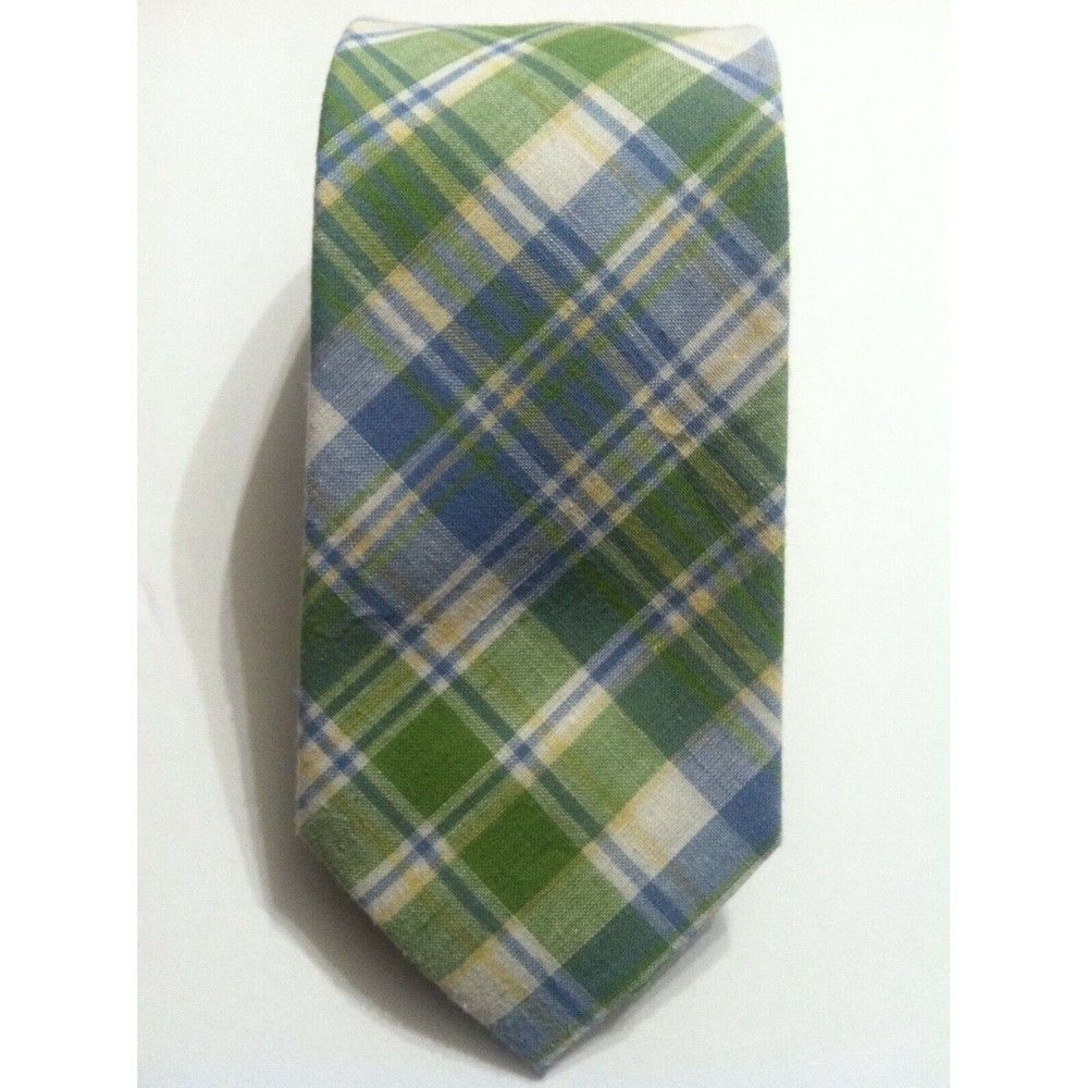 Tommy Hilfiger TOMMY HILFIGER MENS NEW GREEN 100%COTTON TIE WIDTH:3" Size ONE SIZE - 1 Thumbnail