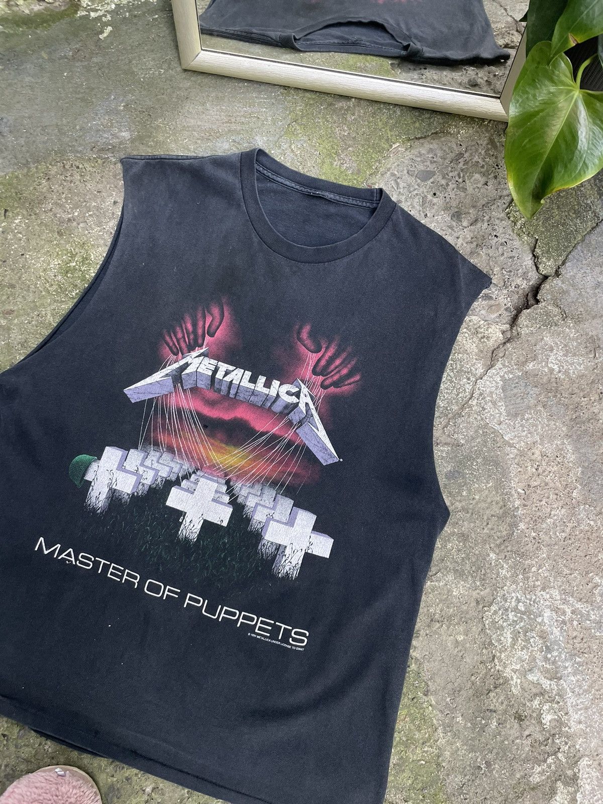 Metallica Vintage Metallica 1994 Master Of Puppets T-Shirt Fade RARE Size US L / EU 52-54 / 3 - 3 Thumbnail