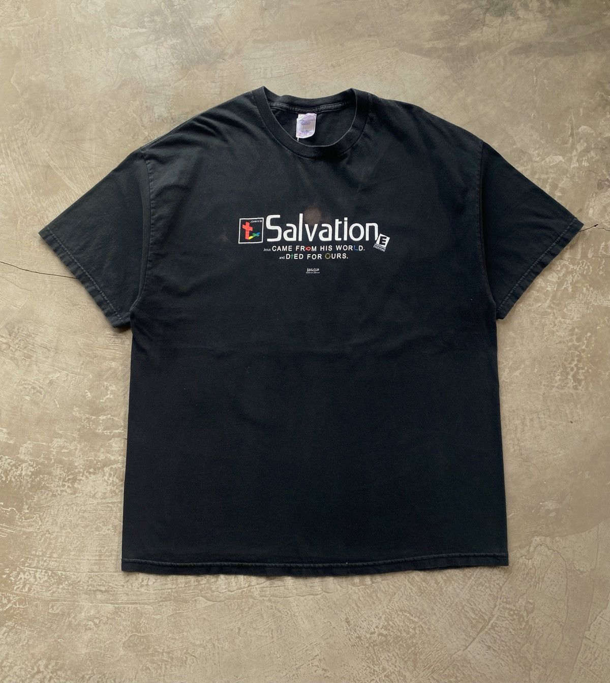 Vintage Vintage ‘05 Salvation PlayStation Y2K gamer Jesus shirt Size US XXL / EU 58 / 5 - 1 Thumbnail
