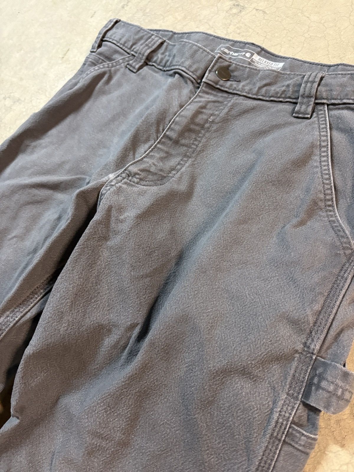 Carhartt Carhartt Y2K Relaxed Fit Smoke Gray Carpenter Pants 34x32 Size US 34 / EU 50 - 4 Thumbnail