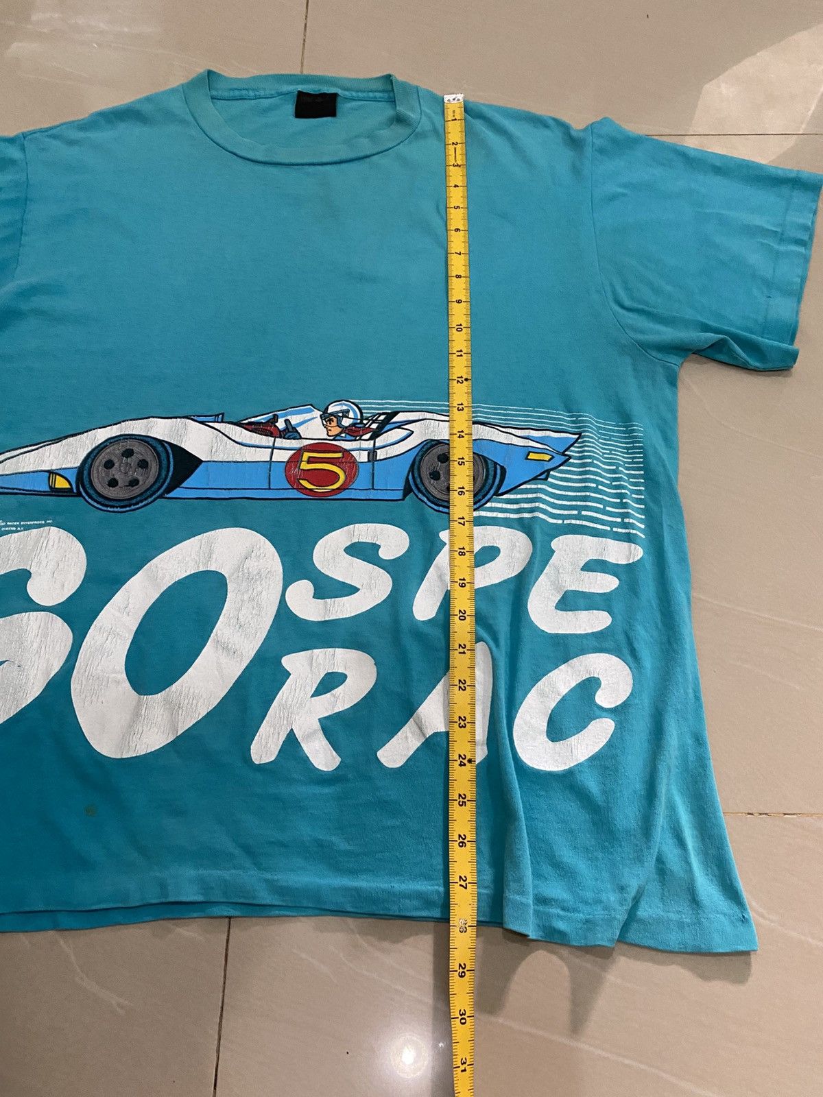 Vintage Rare Speed Racer 1992 Singlestitch Changes Tshirt Size US XL / EU 56 / 4 - 5 Thumbnail