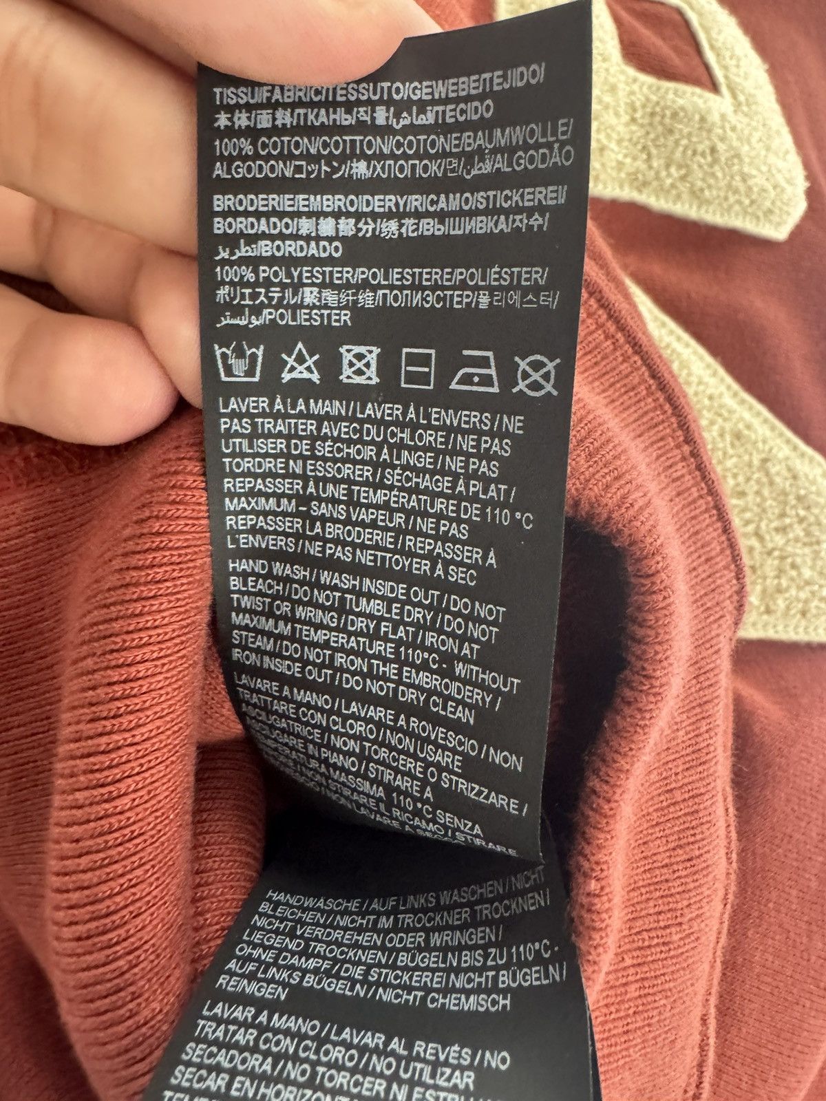 Saint Laurent Paris SAINT LAURENT 24 Graphic Sweater Red Size US M / EU 48-50 / 2 - 7 Thumbnail