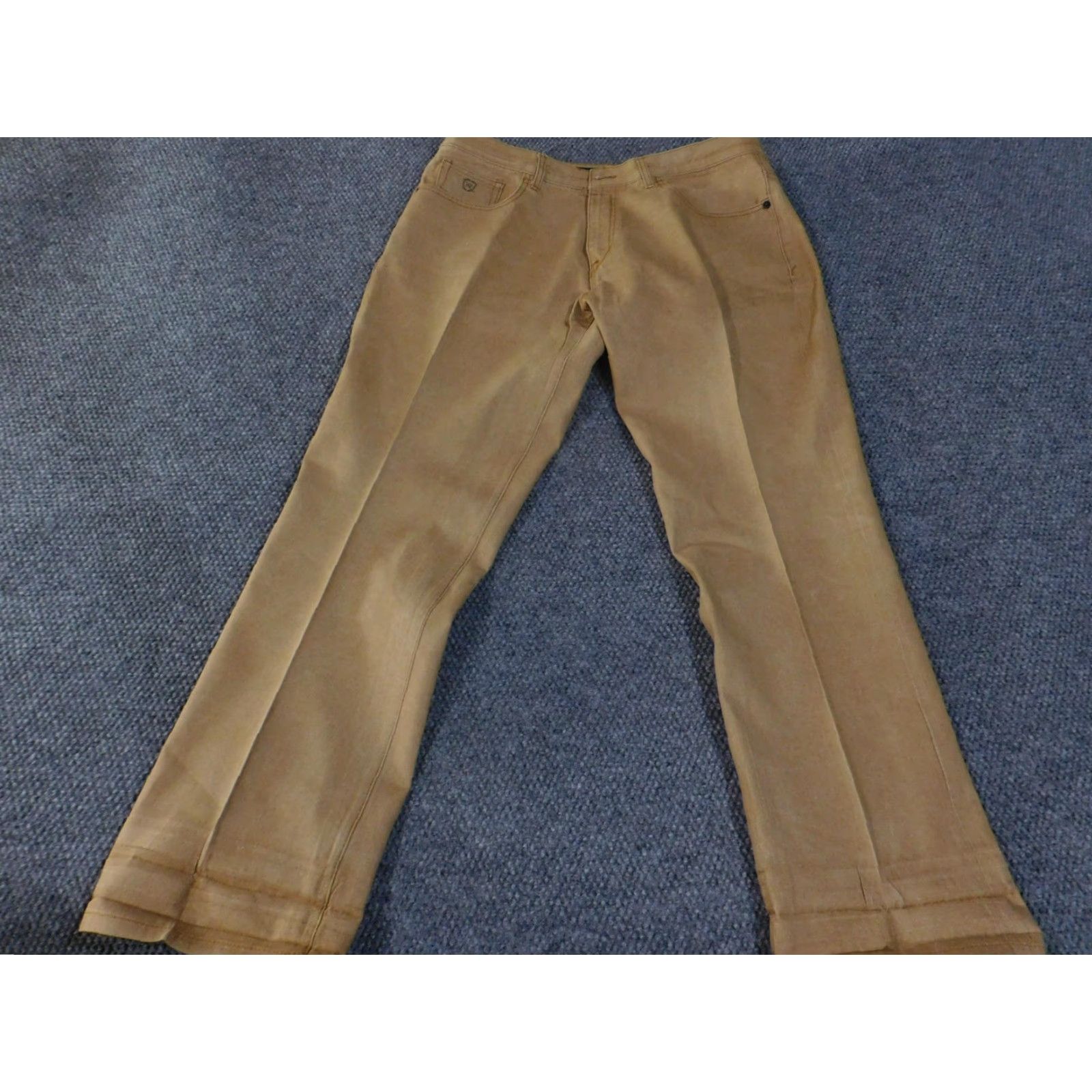 Rocawear Rocawear Jeans Mens 40 Classic Fit Straight Leg Five Pocket Casual Cotton Blend Denim Pants Waist 40 Inseam 32 Brown Size US 40 / EU 56 - 2 Thumbnail