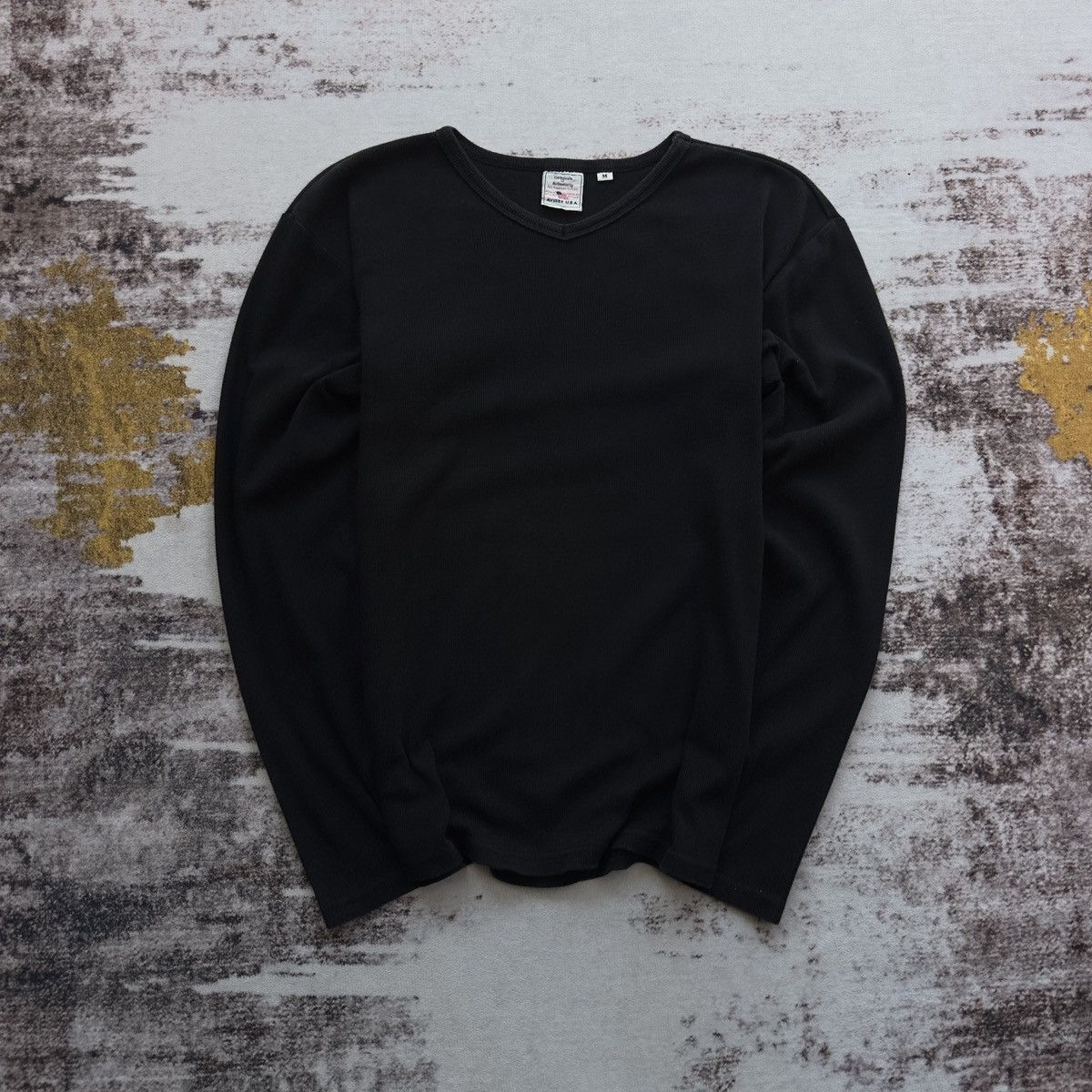 Avirex VINTAGE AVIREX PLAIN WAFFLE LONG SLEEVE Size US XS / EU 42 / 0 - 1 Thumbnail