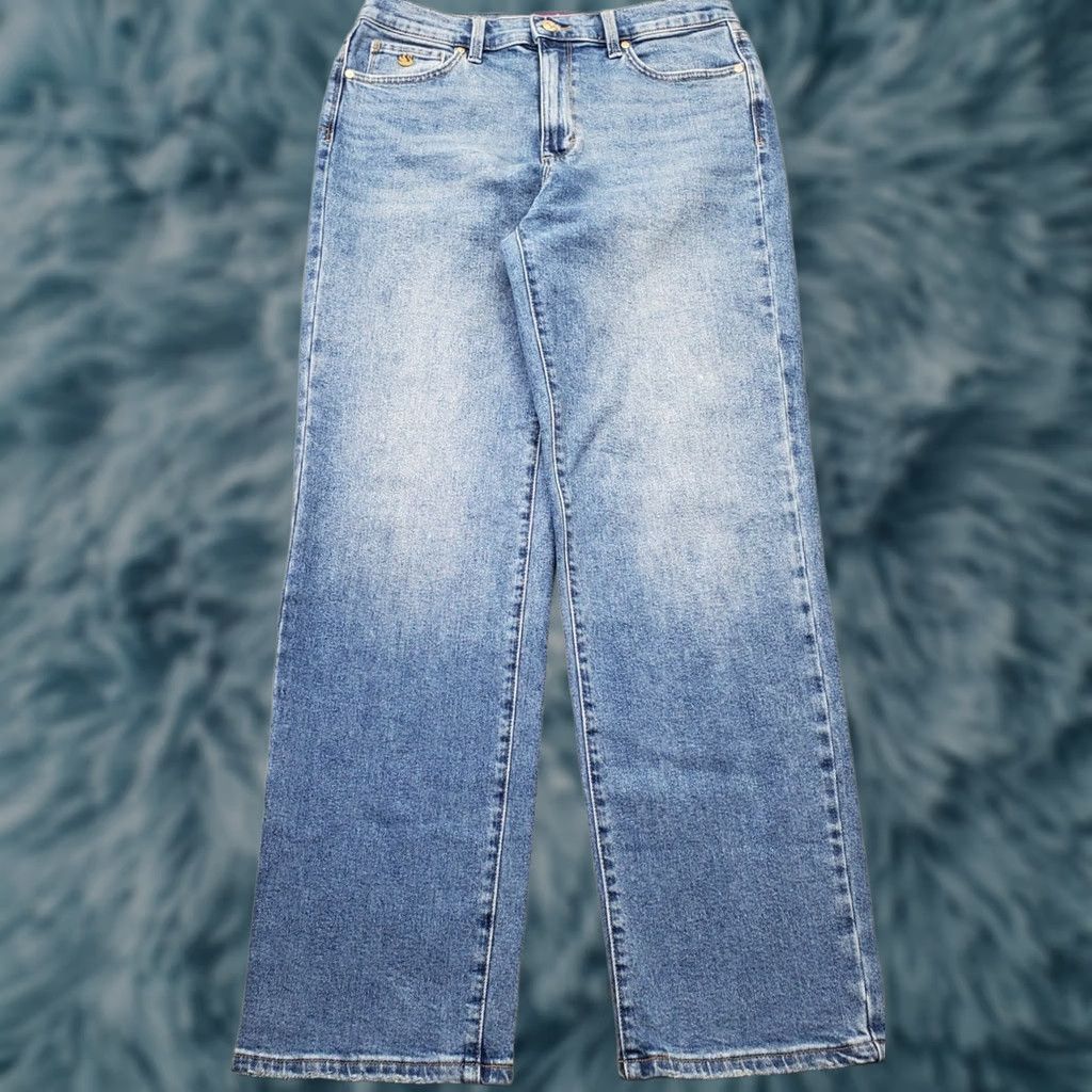 Gloria Vanderbilt Gloria Vanderbilt Jeans Womens 6 Blue Denim Medium Wash Stretch Straight Leg Shirt Size 28" / US 6 / IT 42 - 1 Thumbnail