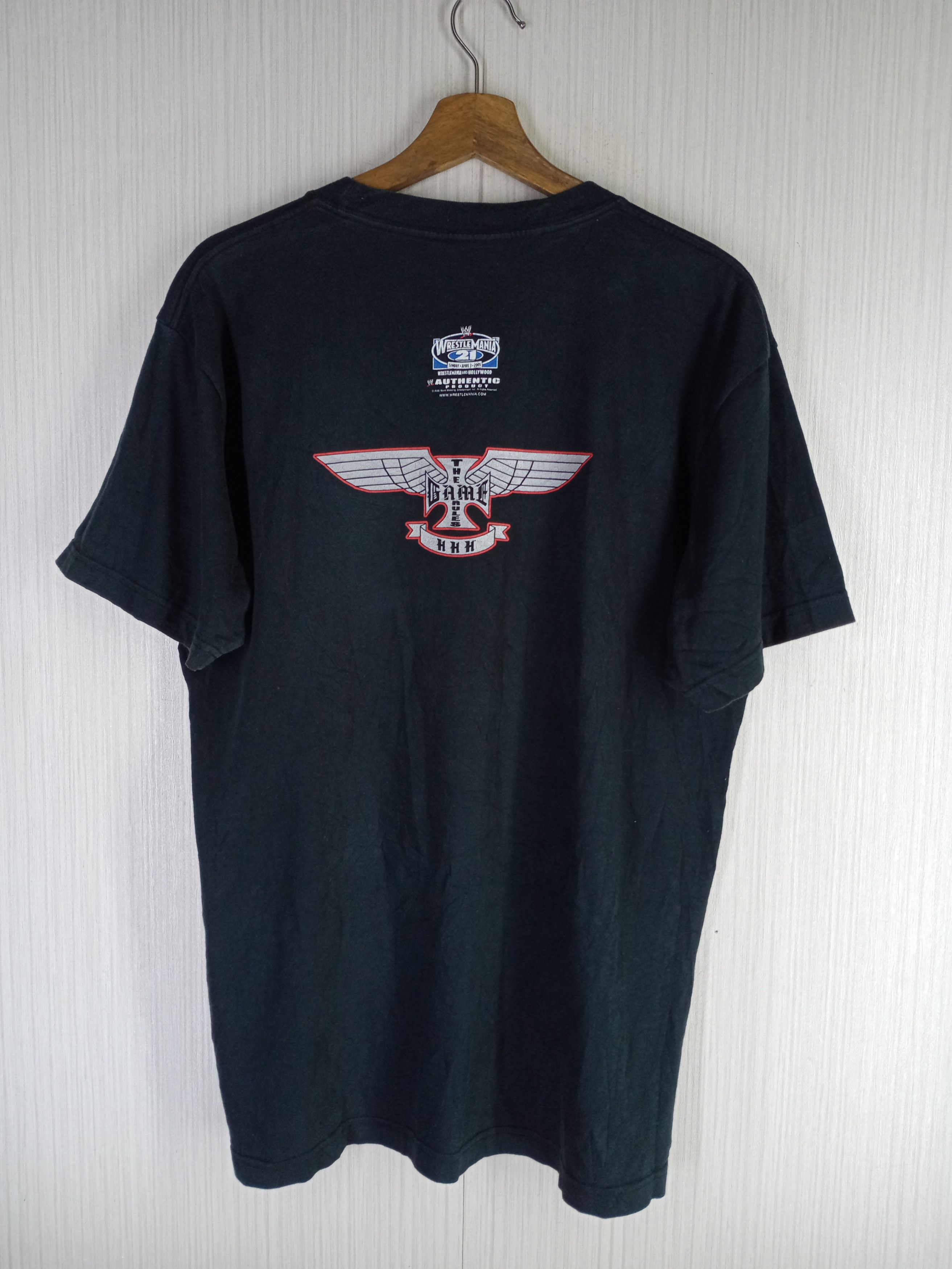 WWE Rare Vintage 2000s WWE Triple H Tshirt Size US L / EU 52-54 / 3 - 3 Thumbnail
