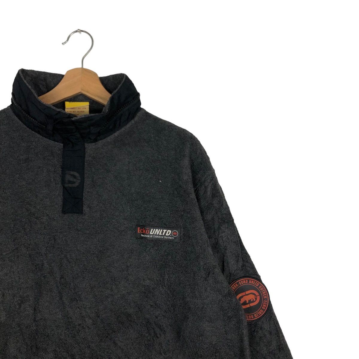 Japanese Brand 🔥90’s Vintage Fleece Jacket Ecko Untld Anorak Big Logo Size US XXL / EU 58 / 5 - 6 Thumbnail