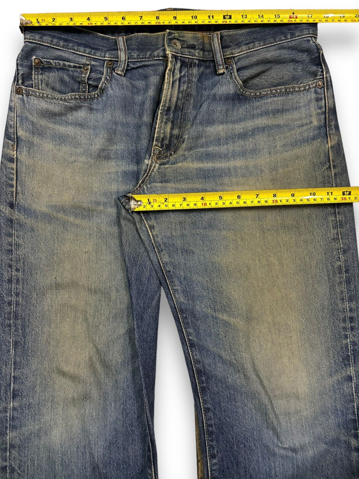 Jun Takahashi Vintage Y2K Uniqlo Dirt Mud Wash Loose Fit Jeans Size US 34 / EU 50 - 15 Thumbnail