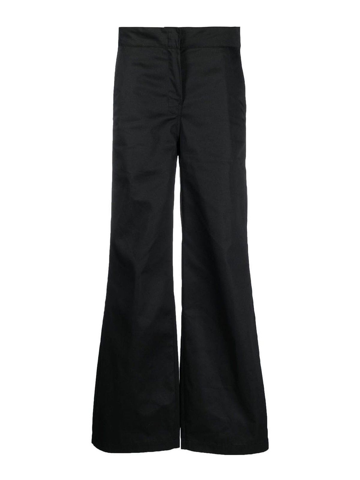 Palm Angels o1gr1nt0425 Reversed Waistband Chino Pant in Black White Size 27" / US 4 / IT 40 - 1 Thumbnail