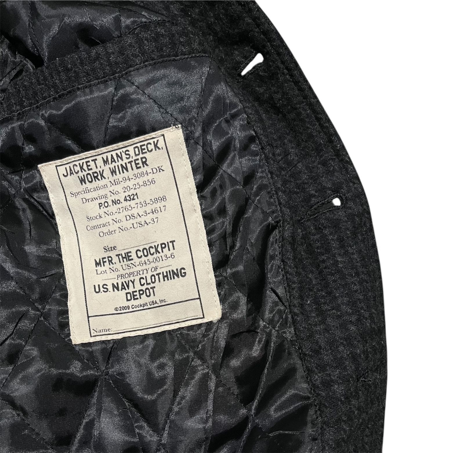 Cockpit USA 2009 The Cockpit Mil-94 Flight Wool Jacket Size US S / EU 44-46 / 1 - 4 Thumbnail