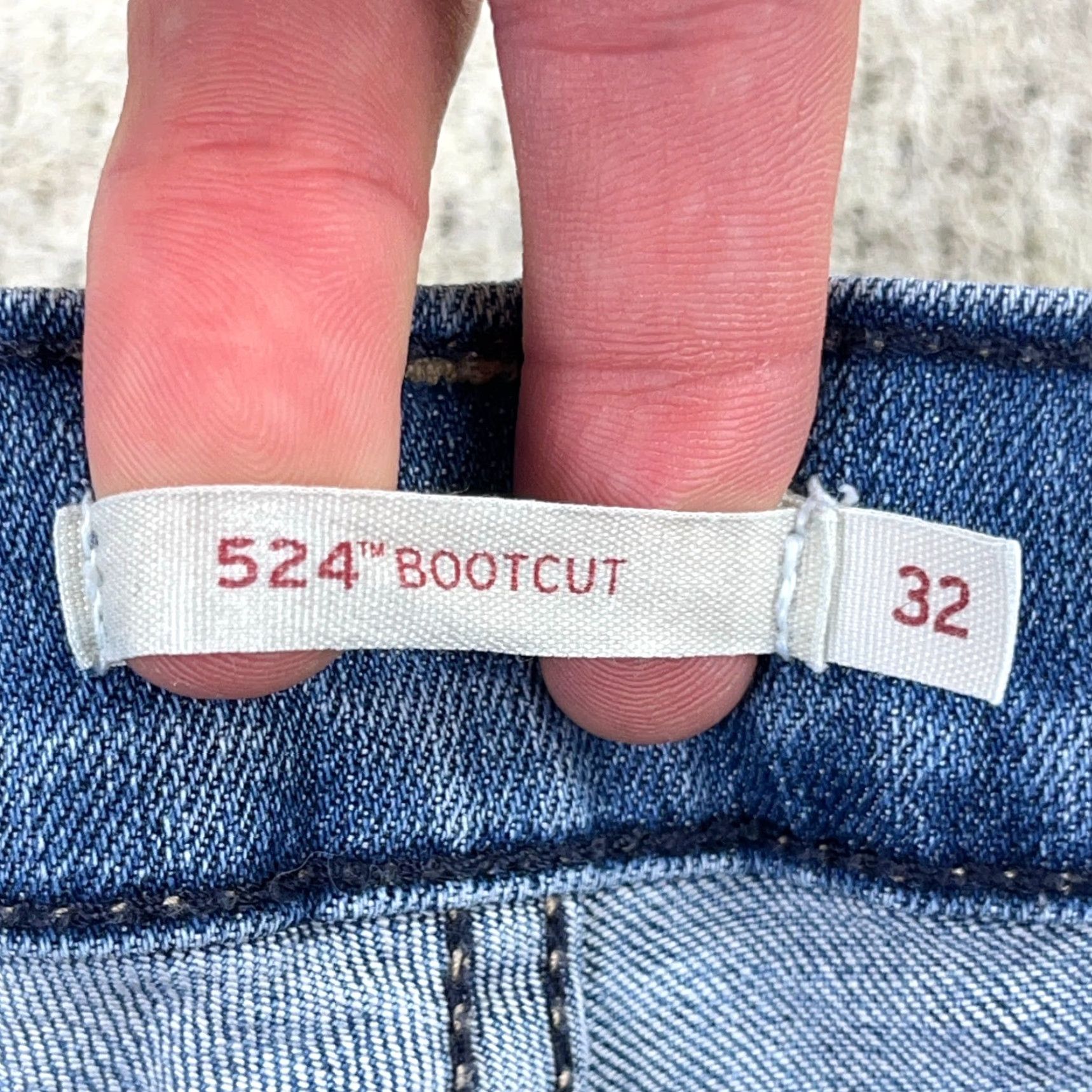 Levi's Levi's 524 Jeans Women Boot Cut Dark Blue Cotton Blend 34x30 Denim 5-Pocket Mid Rise Regular Size 34" / US 12 / IT 48 - 4 Thumbnail