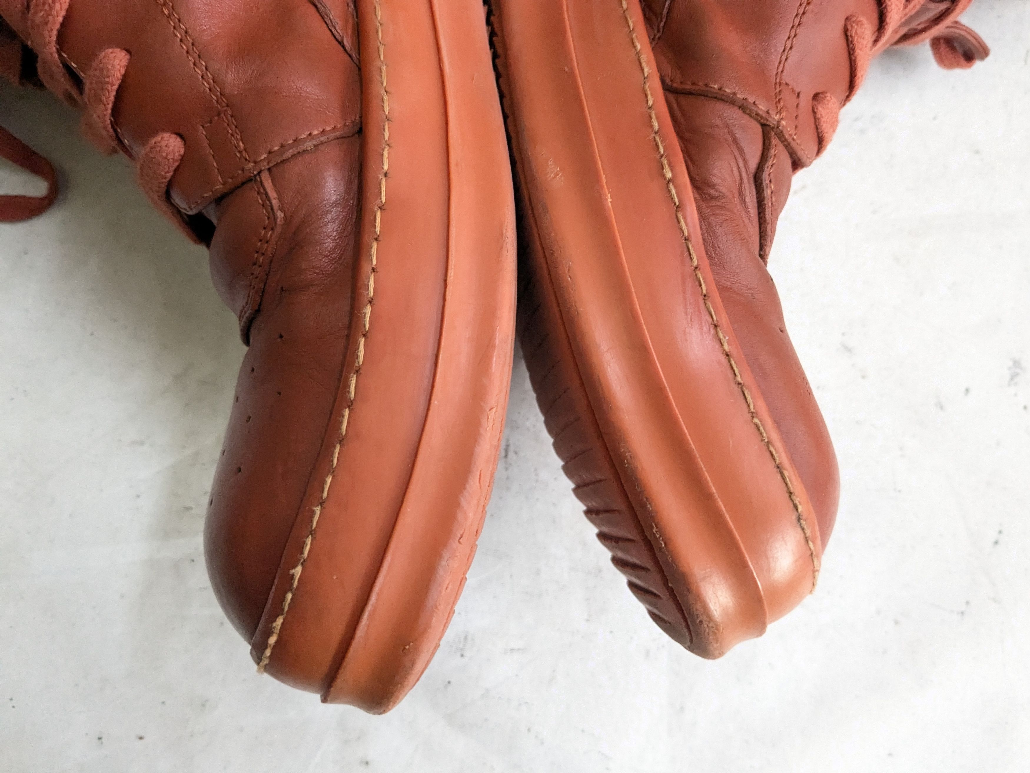 Rick Owens Rick Ownes Geobasket Papaya Orange 9 42 Leather Size US 9 / EU 42 - 9 Thumbnail