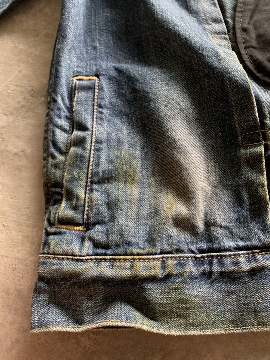 Japanese Brand ARCHIVED miharayasuhiro japanese denim jacket splatter vtg Size US S / EU 44-46 / 1 - 12 Thumbnail